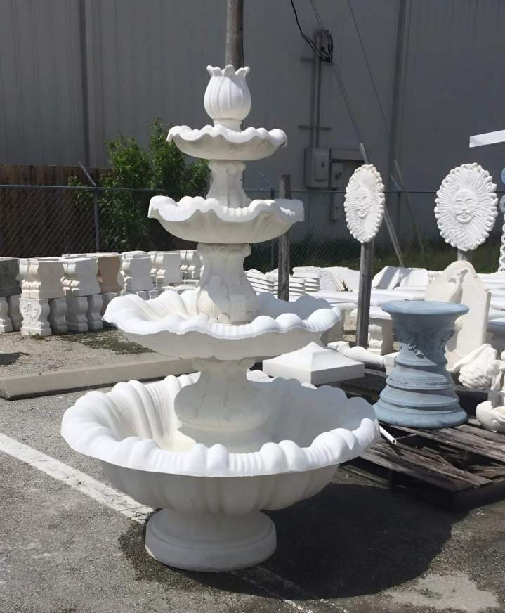 4-Tier Fountain with Large Bowl