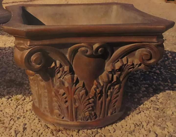 Large Corinthian Planter 22.5” x 22” x 30”